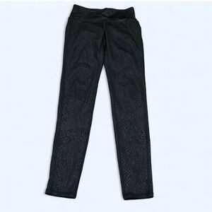 Athleta Black Patterned Leggings